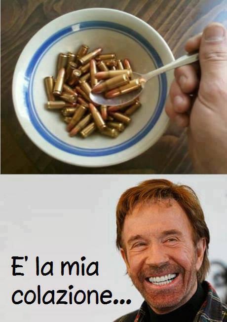 Foto Divertente: Colazione per Chuck Norris