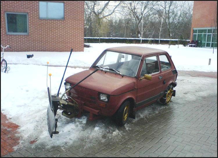 Foto Divertente: Macchina per la neve!