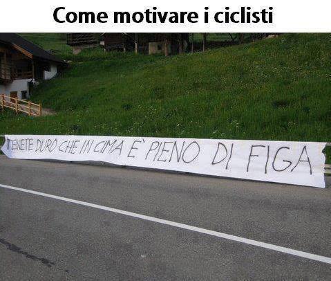Foto Divertente: Segnale per incentivare i ciclisti