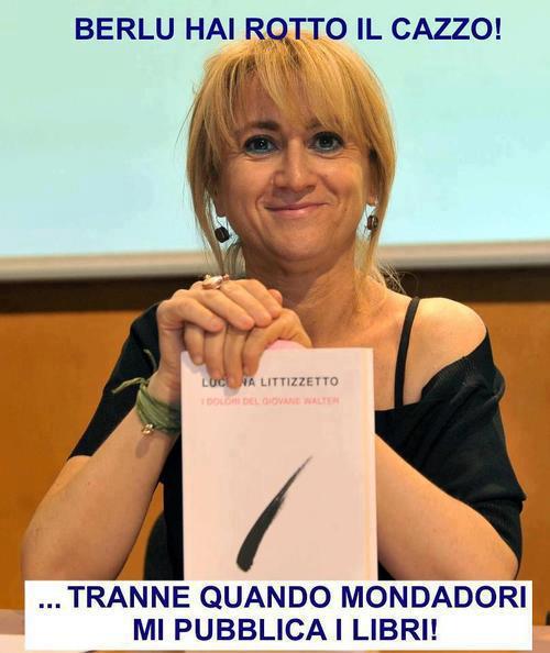 Foto Divertente: Luciana Littizzetto che presenta il libro mondadori