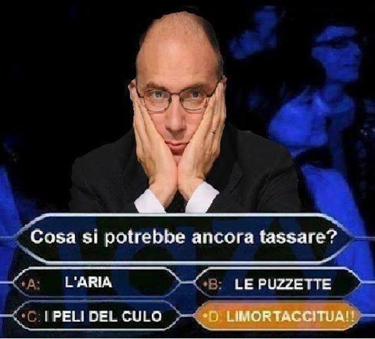 Foto Divertente: Cose che si possono tassare, domanda del milionario