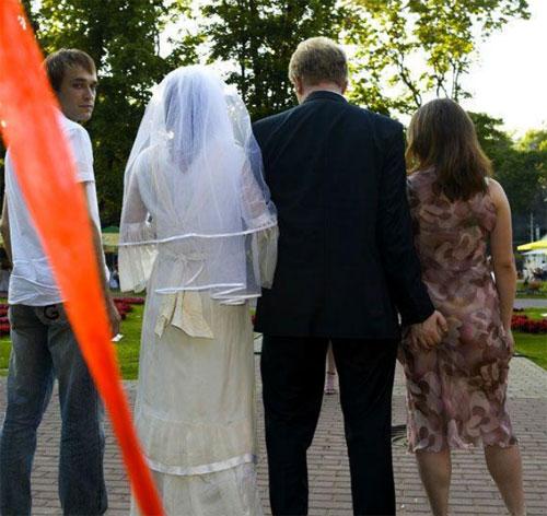 Foto Divertente: Foto del matrimonio