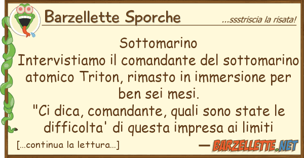 Barzellette Sporche sottomarino   intervistiamo comand