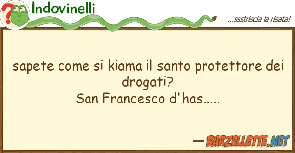 Indovinelli sapete kiama santo protettore