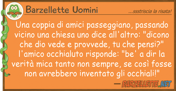 Barzellette Uomini coppia amici passeggiano, passand