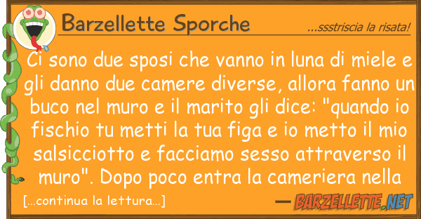 Barzellette Sporche sono due sposi vanno luna m
