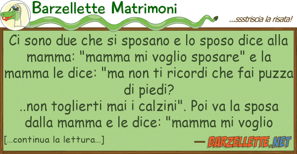 Barzellette Matrimoni sono due sposano sposo