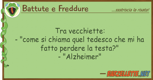 Battute e Freddure vecchiette: - "come chiama quel
