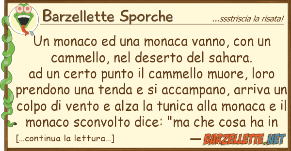 Barzellette Sporche monaco monaca vanno, ca