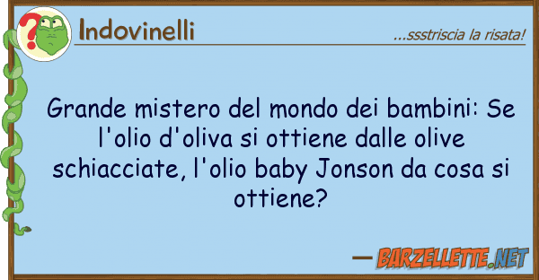 Indovinelli grande mistero mondo bambini: