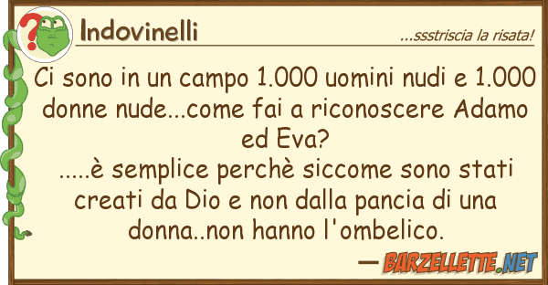 Indovinelli sono campo 1.000 uomini nudi