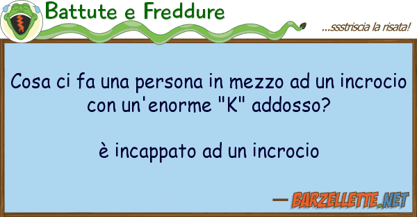 Battute e Freddure cosa fa persona mezzo