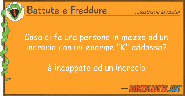 Battute e Freddure cosa fa persona mezzo
