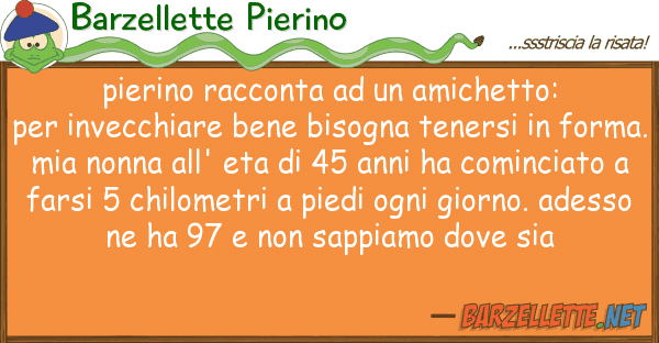 Barzellette Pierino pierino racconta amichetto: per