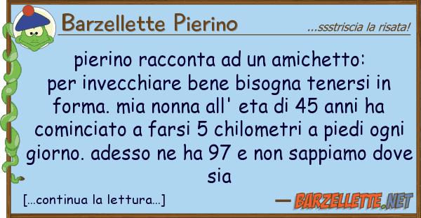 Barzellette Pierino pierino racconta amichetto: per