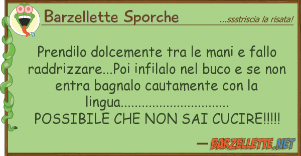 Barzellette Sporche prendilo dolcemente mani fallo