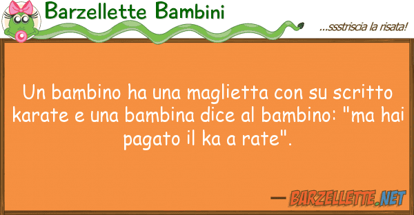 Barzellette Bambini bambino ha maglietta scrit