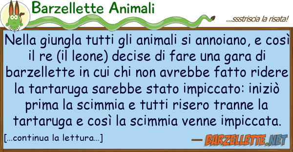 Barzellette Animali giungla animali annoi
