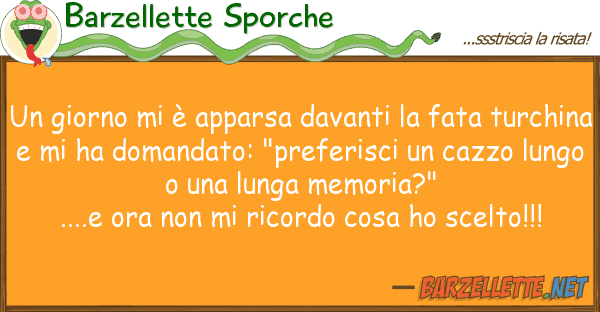 Barzellette Sporche giorno è apparsa davanti fata