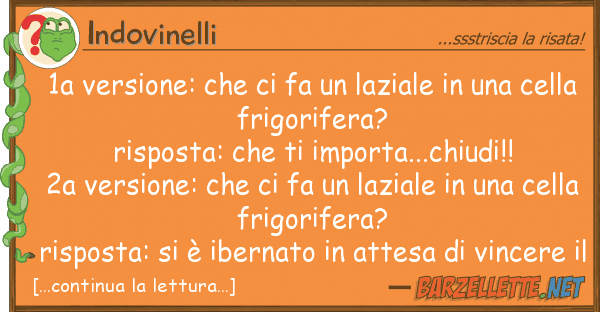 Indovinelli 1a versione: fa laziale