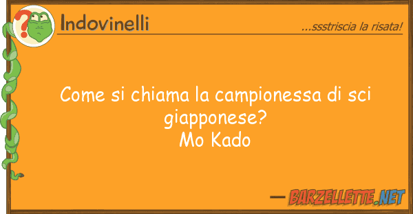Indovinelli chiama campionessa sci gia