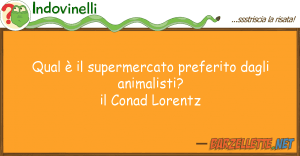 Indovinelli qual è supermercato preferito