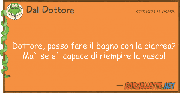 Dal Dottore dottore, posso fare bagno diar
