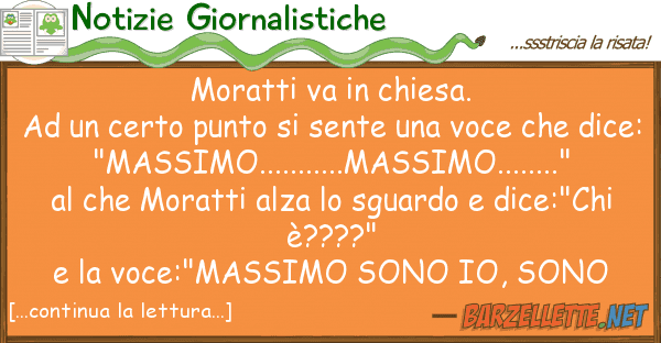 Notizie Giornalistiche moratti va chiesa. ad certo punt