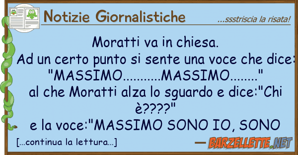 Notizie Giornalistiche moratti va chiesa. ad certo punt