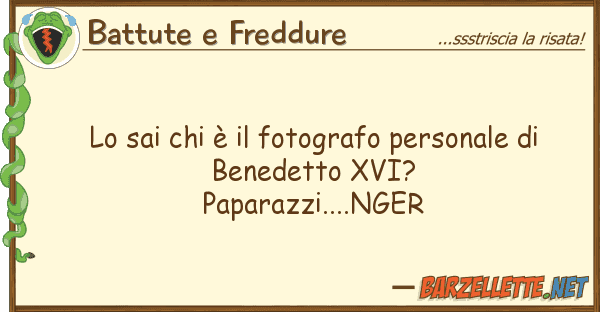 Battute e Freddure sai è fotografo personale