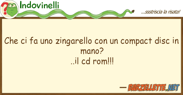 Indovinelli fa zingarello compact