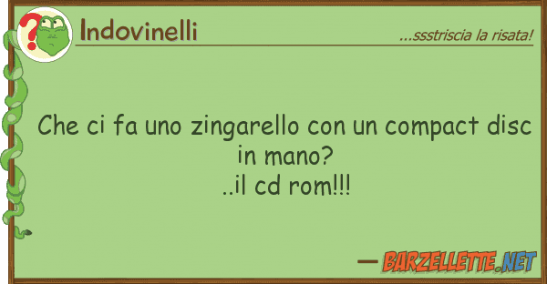 Indovinelli fa zingarello compact