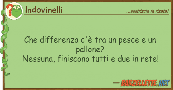 Indovinelli differenza c'è pesce pa