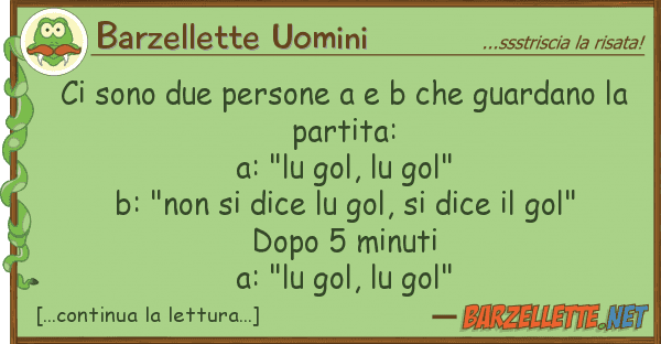Barzellette Uomini sono due persone b guardano
