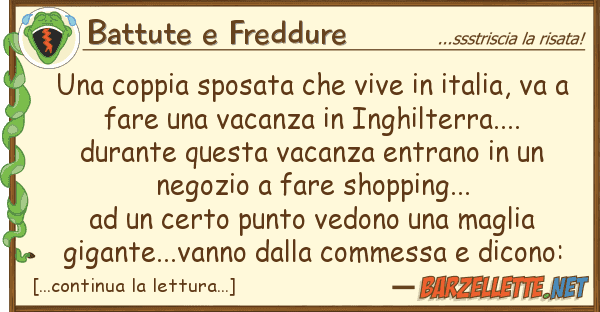 Battute e Freddure coppia sposata vive italia, v