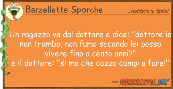 Barzellette Sporche ragazzo va dottore dice: "dotto