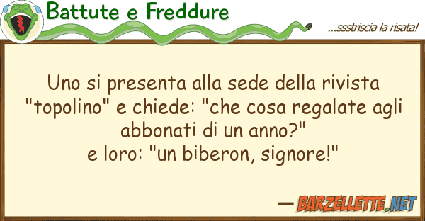 Battute e Freddure presenta sede rivista