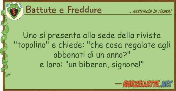Battute e Freddure presenta sede rivista