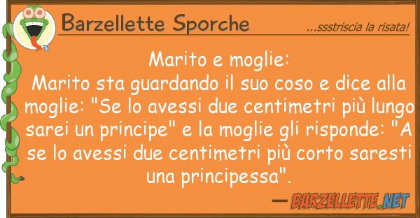 Barzellette Sporche marito moglie: marito sta guardando