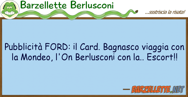 Barzellette Berlusconi pubblicità ford: card. bagnasco viag