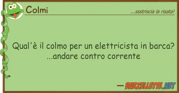 Colmi qual'è colmo elettricista