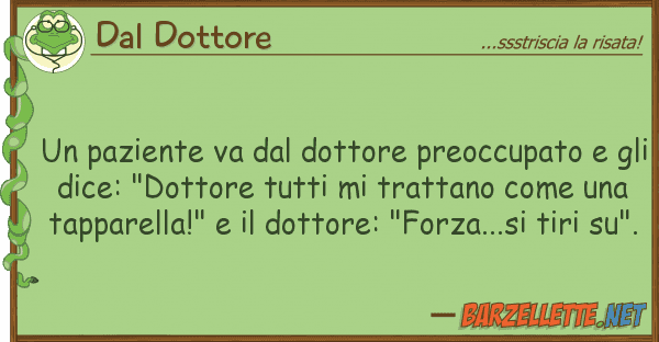 Dal Dottore paziente va dottore preoccupato