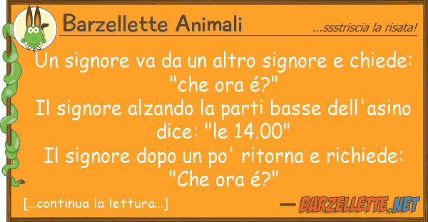 Barzellette Animali signore va altro signore chie