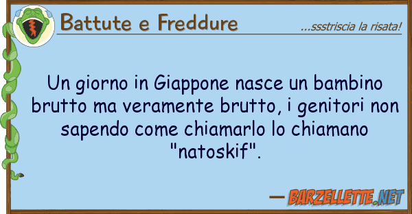 Battute e Freddure giorno giappone nasce bambino b