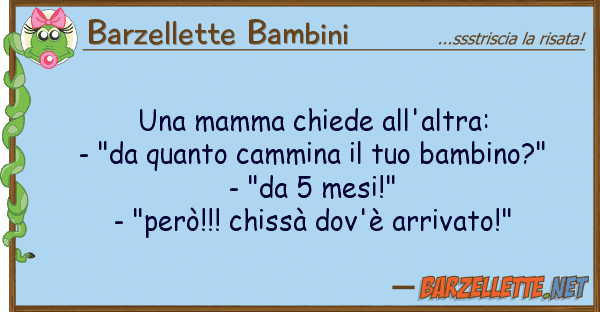 Barzellette Bambini mamma chiede all'altra: - "da quan