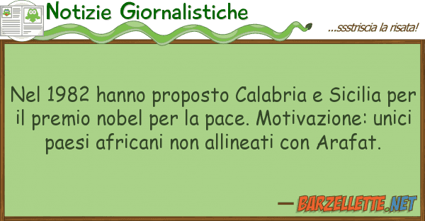 Notizie Giornalistiche 1982 hanno proposto calabria sicil