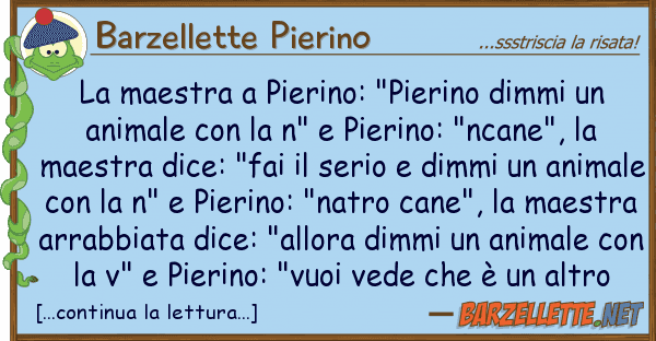 Barzellette Pierino maestra pierino: "pierino dimmi