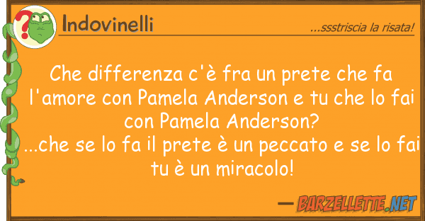 Indovinelli differenza c'è fra prete fa