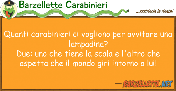 Barzellette Carabinieri carabinieri vogliono avvit