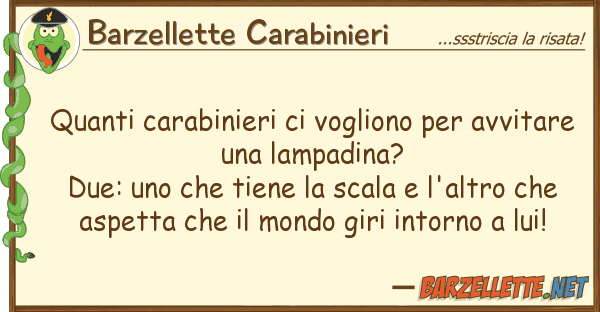 Barzellette Carabinieri carabinieri vogliono avvit